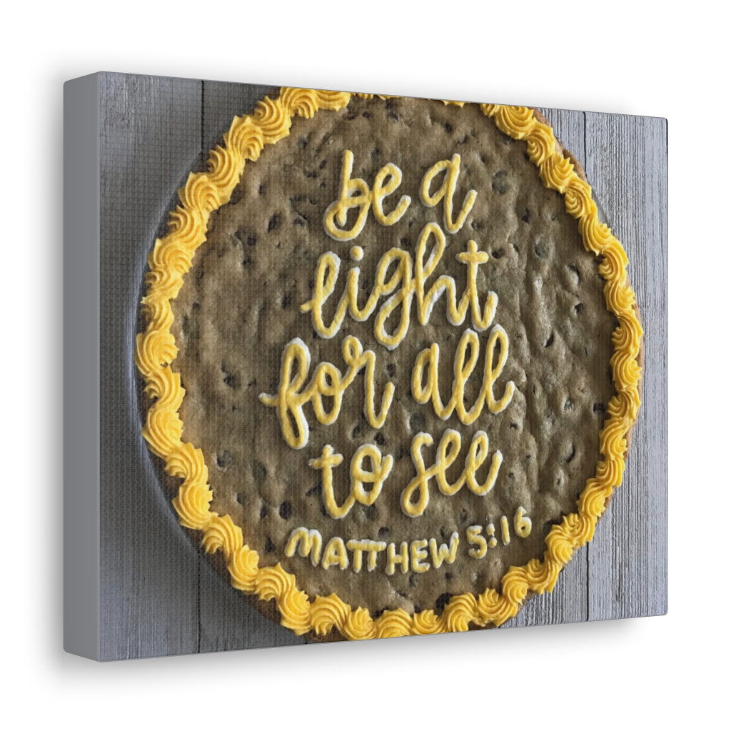 Scripture Walls For All To See Matthew 5:16 Bible Verse Canvas Christian Wall Art Ready to Hang Unframed-Express Your Love Gifts