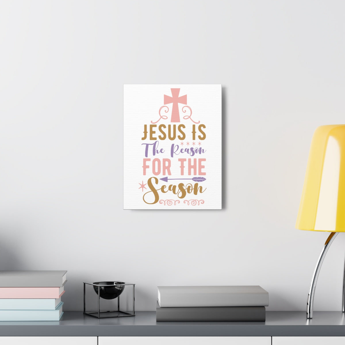 Scripture Walls For The Season John 3:16 Christian Wall Art Print Ready to Hang Unframed-Express Your Love Gifts