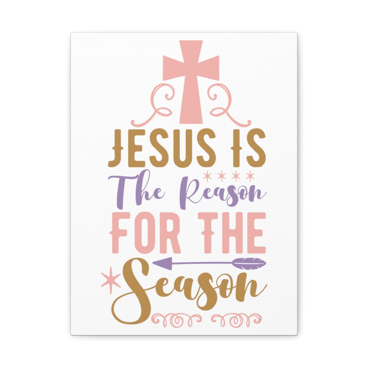 Scripture Walls For The Season John 3:16 Christian Wall Art Print Ready to Hang Unframed-Express Your Love Gifts