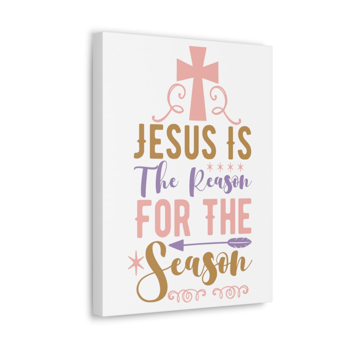 Scripture Walls For The Season John 3:16 Christian Wall Art Print Ready to Hang Unframed-Express Your Love Gifts