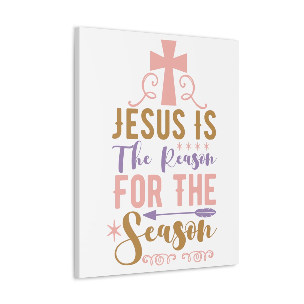 Scripture Walls For The Season John 3:16 Christian Wall Art Print Ready to Hang Unframed-Express Your Love Gifts