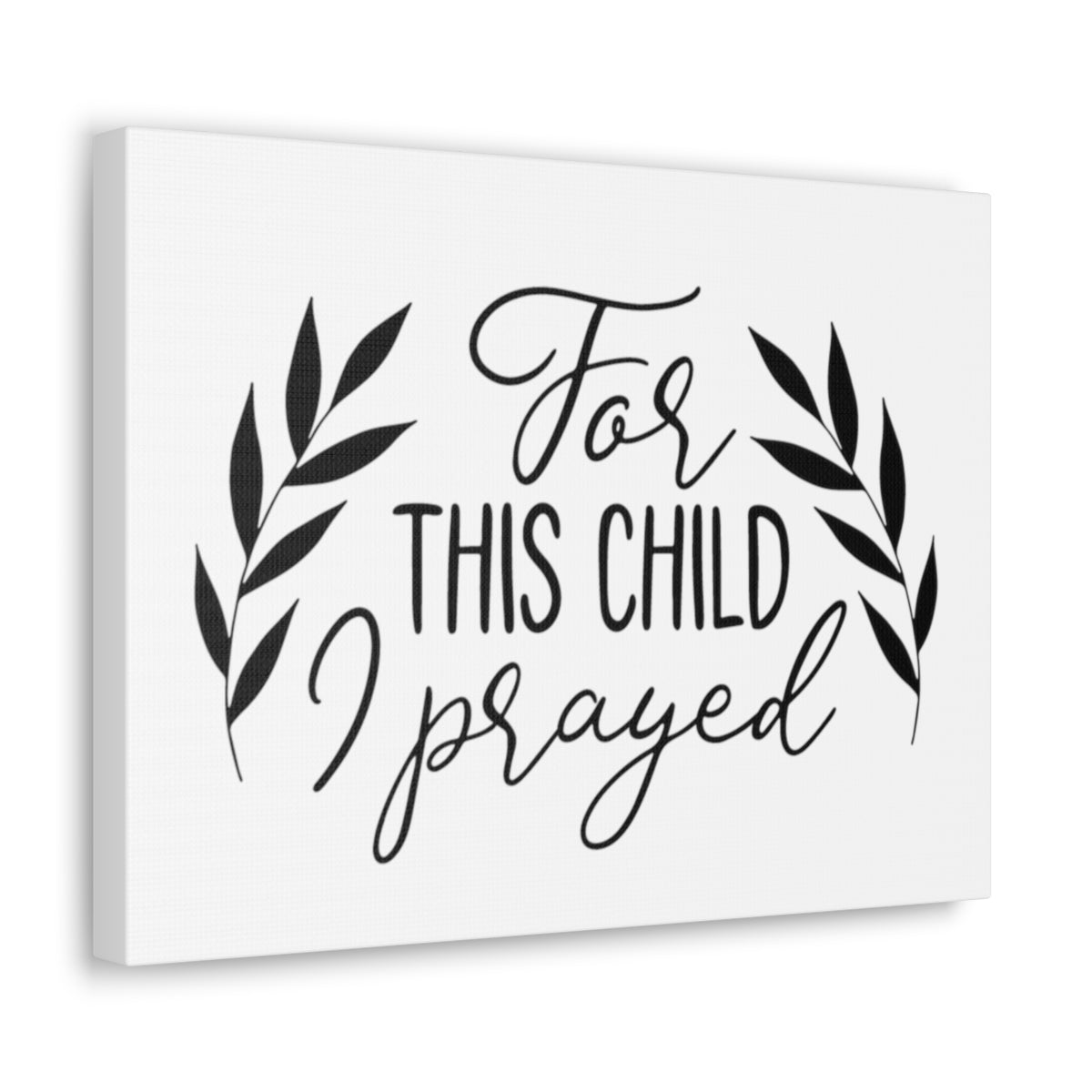 Scripture Walls For This Child 1 Samuel 1:27-28 Christian Wall Art Print Ready to Hang Unframed-Express Your Love Gifts