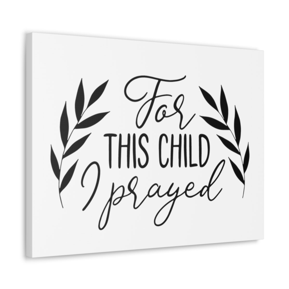 Scripture Walls For This Child 1 Samuel 1:27-28 Christian Wall Art Print Ready to Hang Unframed-Express Your Love Gifts