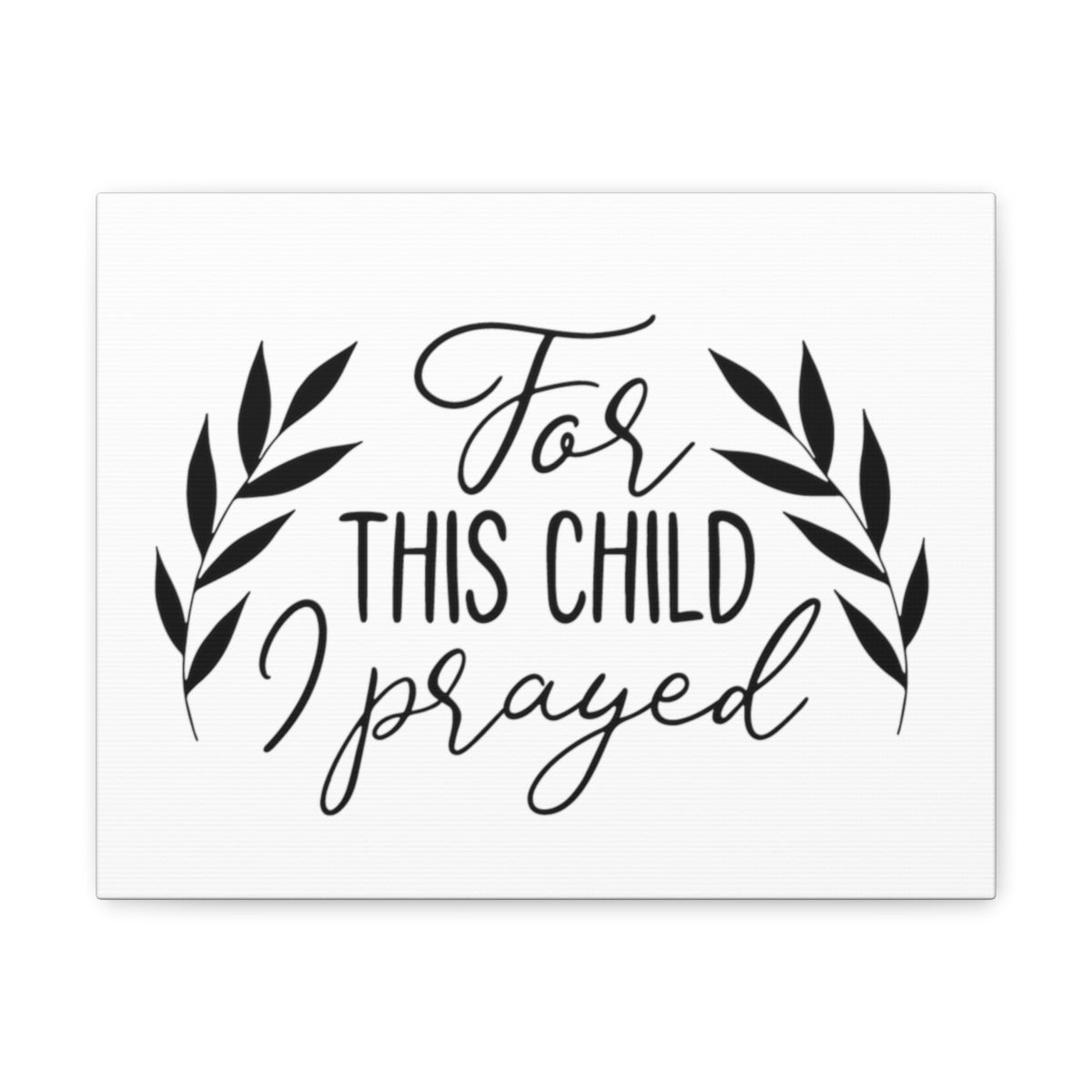 Scripture Walls For This Child 1 Samuel 1:27-28 Christian Wall Art Print Ready to Hang Unframed-Express Your Love Gifts