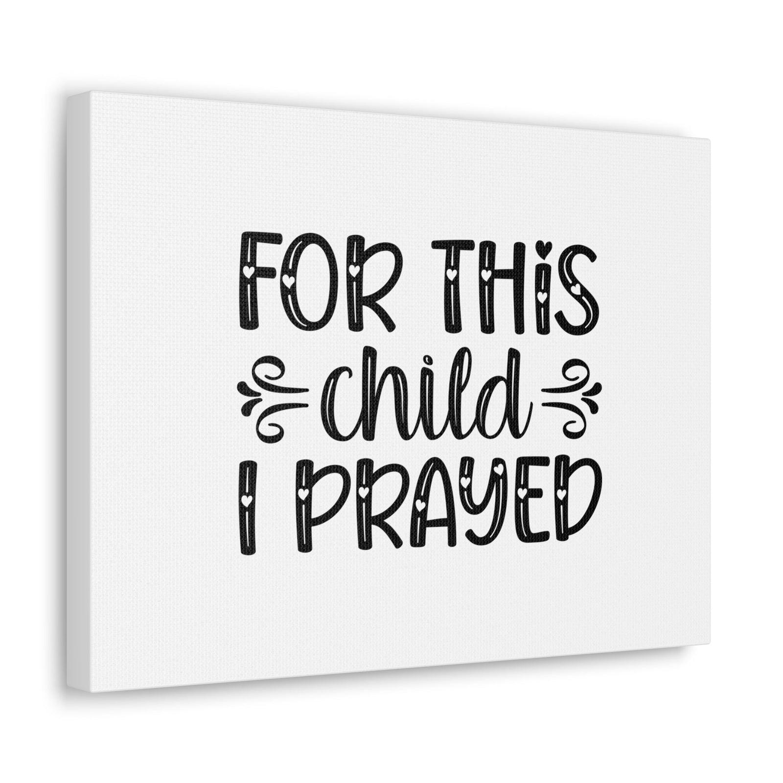 Scripture Walls For This Child I Prayed 1 Samuel 1:27 Heart Christian Wall Art Bible Verse Print Ready to Hang Unframed-Express Your Love Gifts
