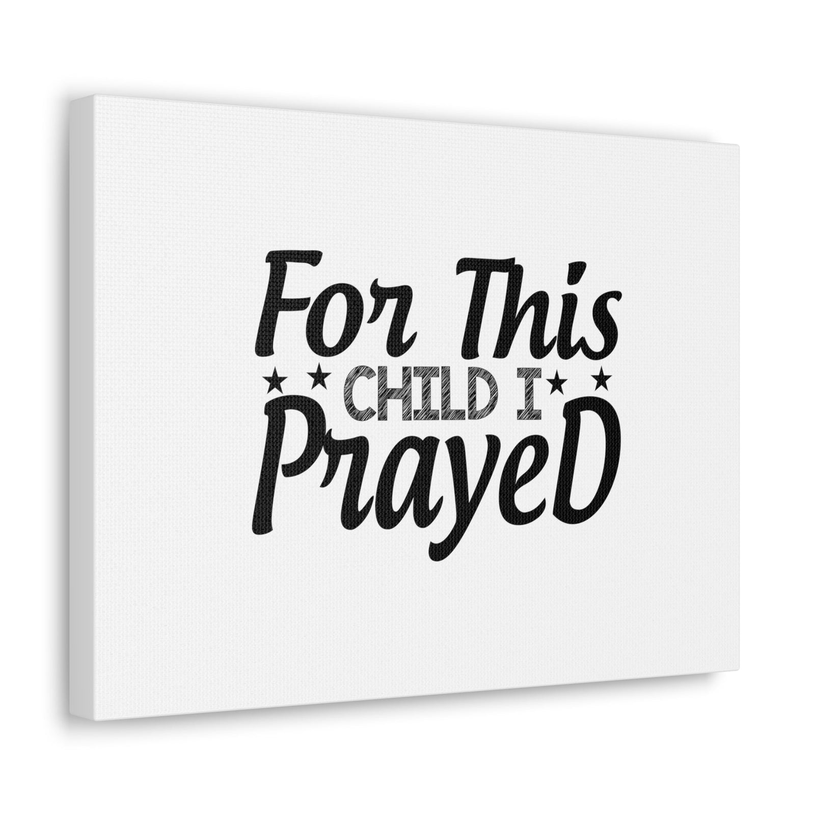 Scripture Walls For This Child I Prayed 1 Samuel 1:27 StarsChristian Wall Art Bible Verse Print Ready to Hang Unframed-Express Your Love Gifts