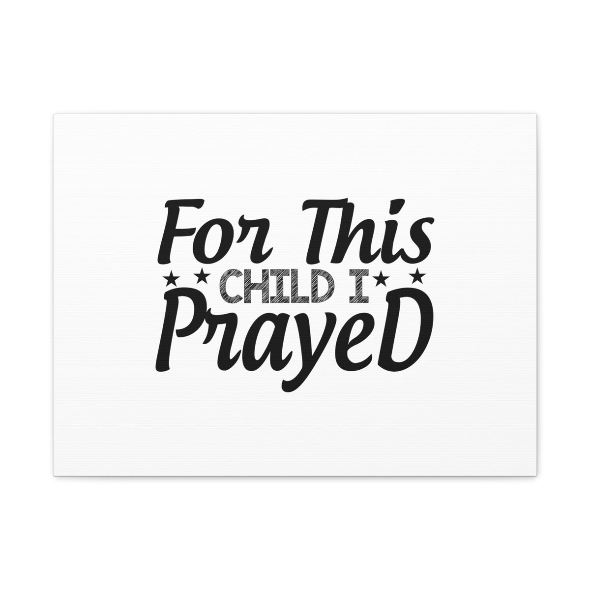 Scripture Walls For This Child I Prayed 1 Samuel 1:27 StarsChristian Wall Art Bible Verse Print Ready to Hang Unframed-Express Your Love Gifts