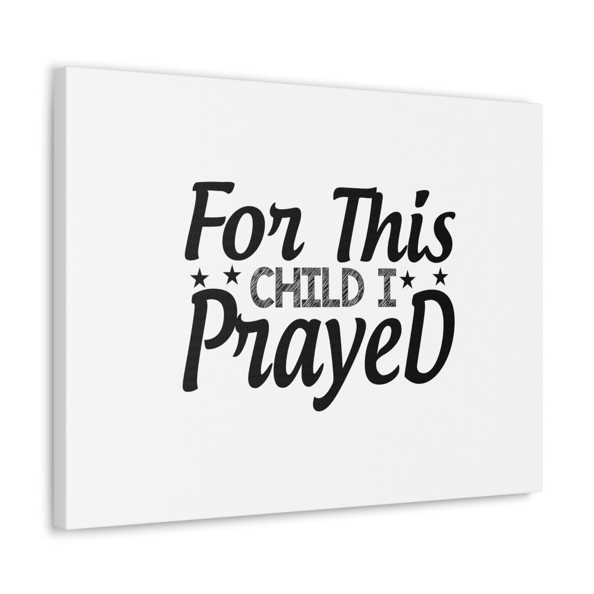 Scripture Walls For This Child I Prayed 1 Samuel 1:27 StarsChristian Wall Art Bible Verse Print Ready to Hang Unframed-Express Your Love Gifts