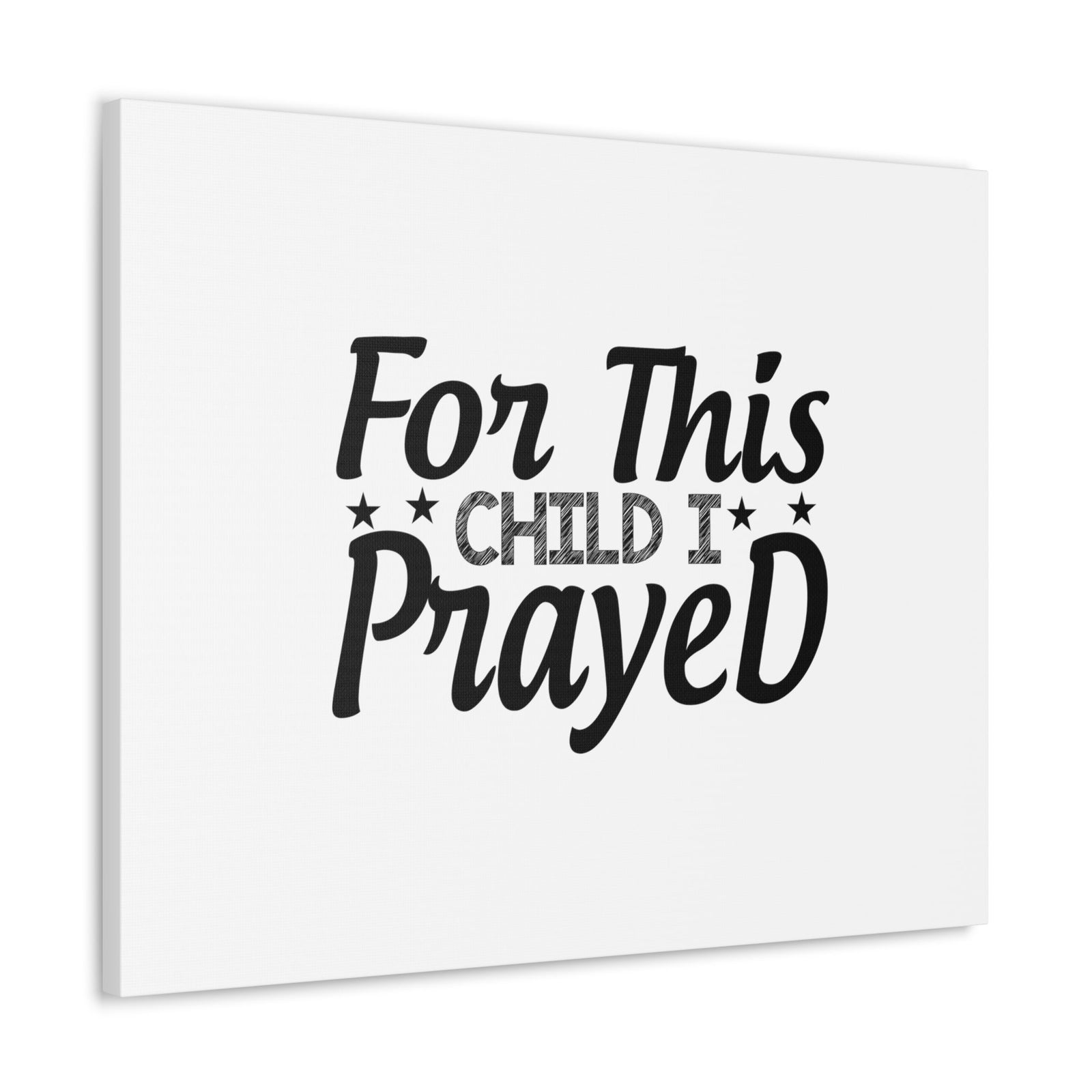 Scripture Walls For This Child I Prayed 1 Samuel 1:27 StarsChristian Wall Art Bible Verse Print Ready to Hang Unframed-Express Your Love Gifts
