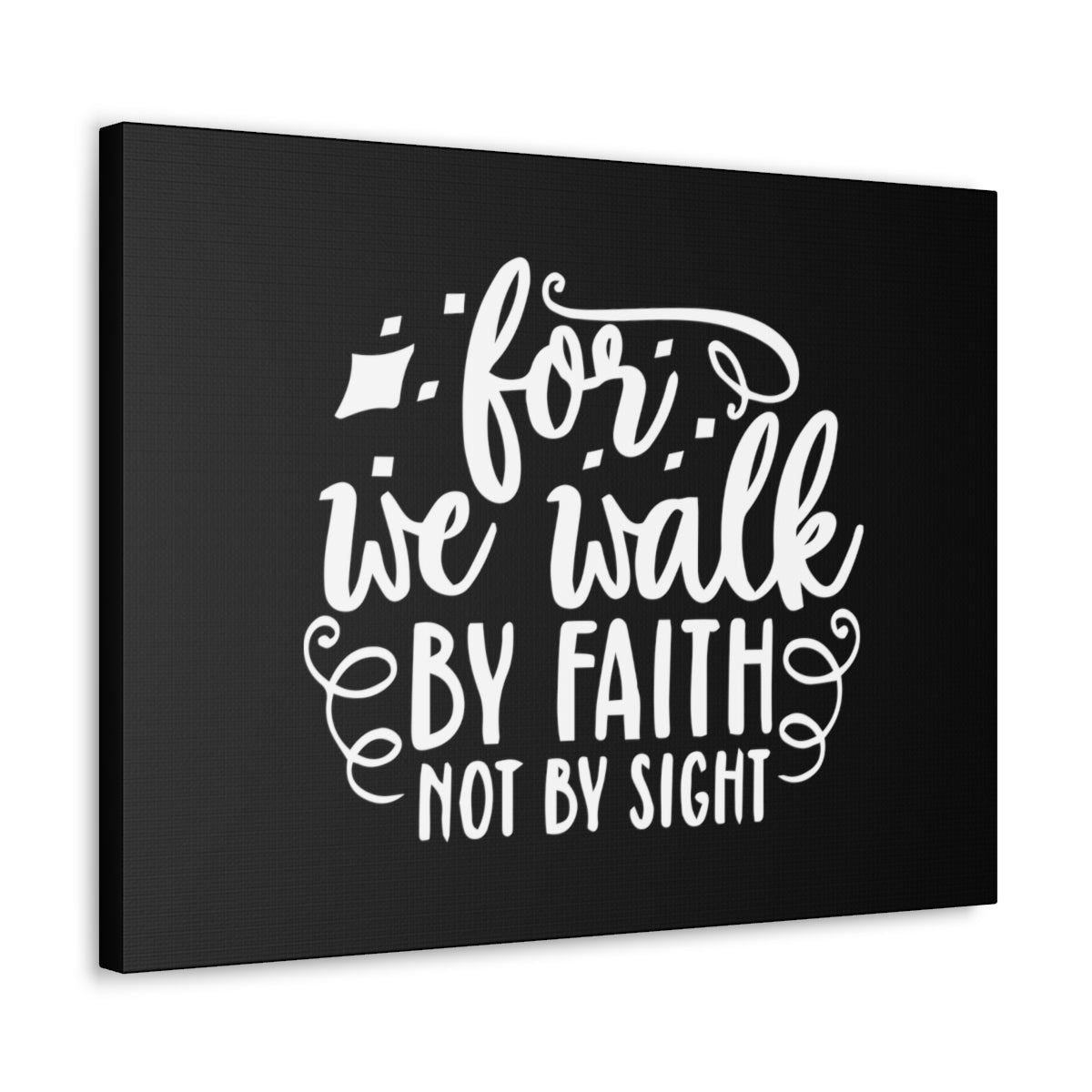 Scripture Walls For We Walk 2 Corinthians 5:7 Christian Wall Art Bible Verse Print Ready to Hang Unframed-Express Your Love Gifts