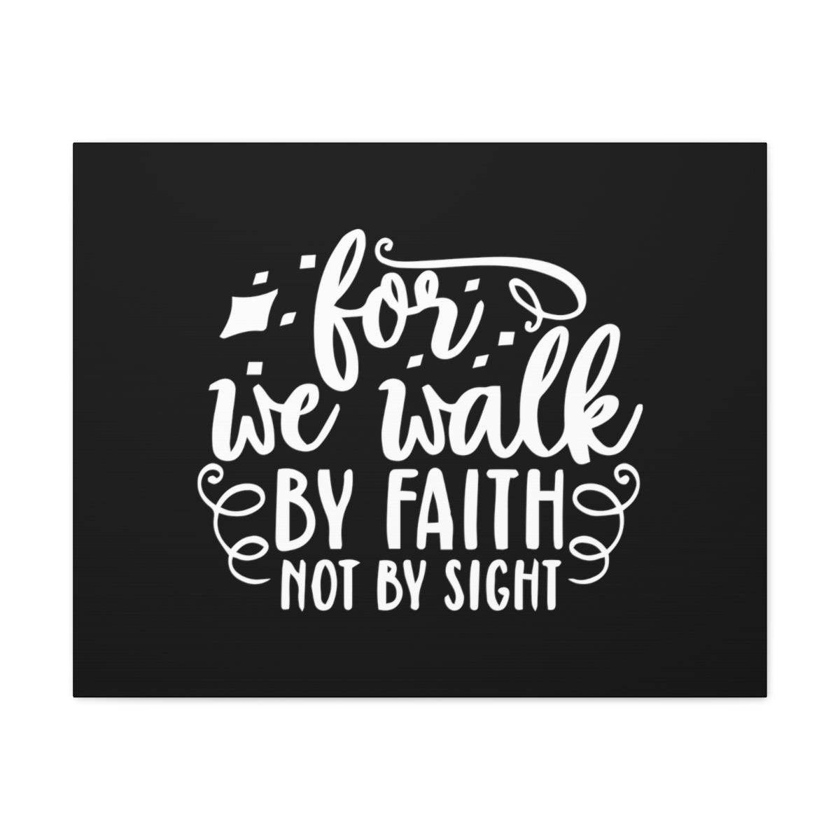 Scripture Walls For We Walk 2 Corinthians 5:7 Christian Wall Art Bible Verse Print Ready to Hang Unframed-Express Your Love Gifts