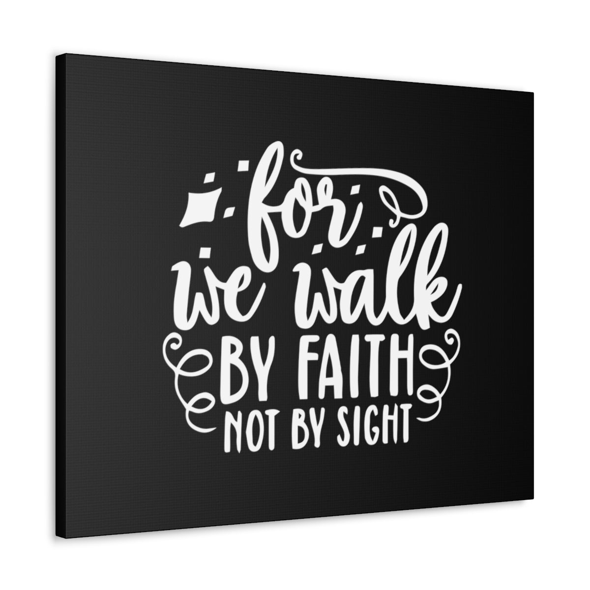 Scripture Walls For We Walk 2 Corinthians 5:7 Christian Wall Art Bible Verse Print Ready to Hang Unframed-Express Your Love Gifts