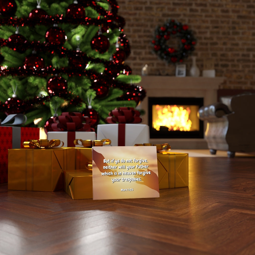 Scripture Walls Forgive Your Trespasses Mark 11:26 Bible Verse Canvas Christian Wall Art Ready to Hang Unframed-Express Your Love Gifts