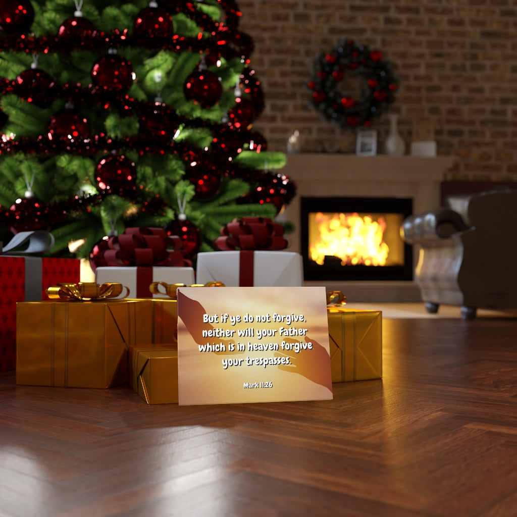 Scripture Walls Forgive Your Trespasses Mark 11:26 Bible Verse Canvas Christian Wall Art Ready to Hang Unframed-Express Your Love Gifts