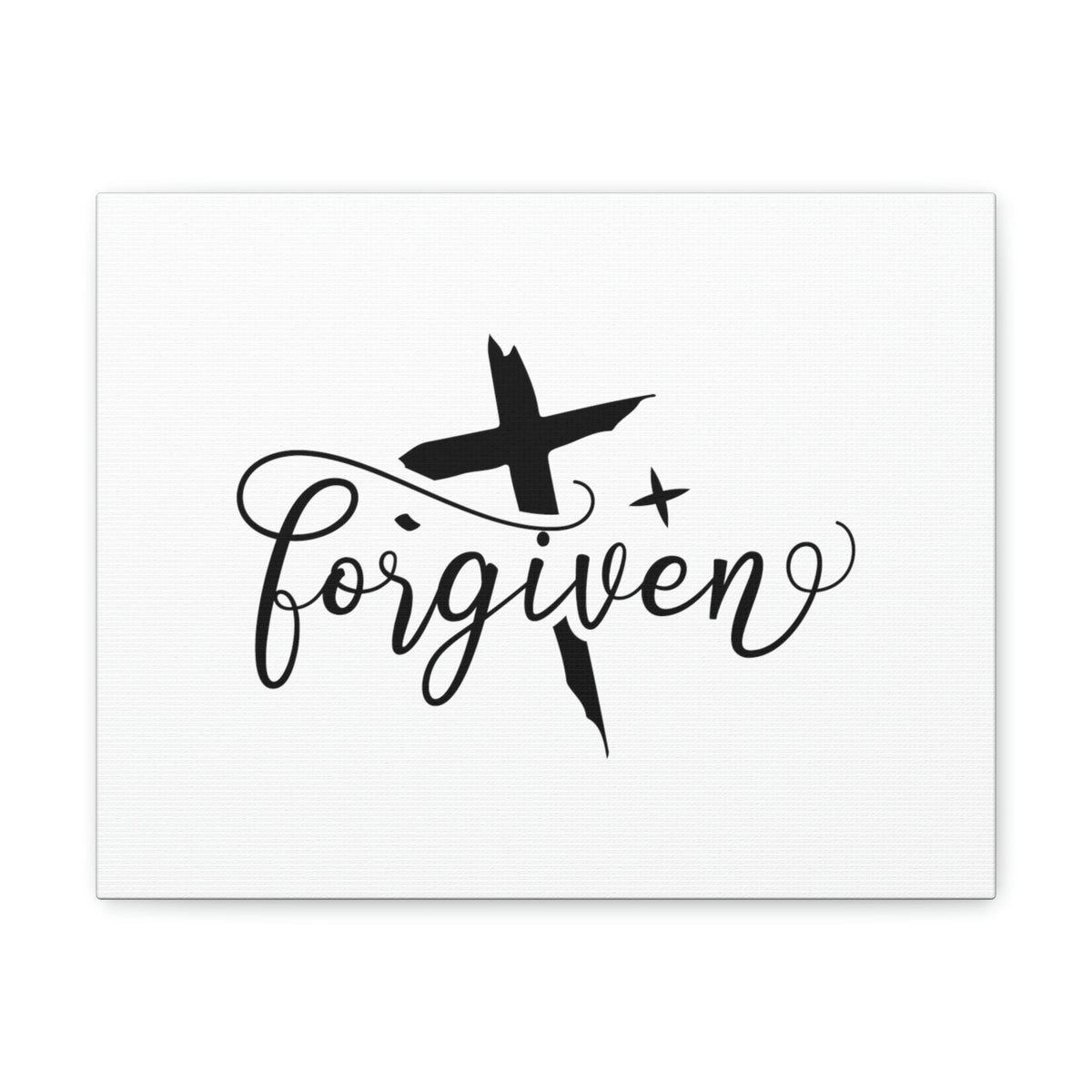 Scripture Walls Forgiven Ephesians 4:32 Cross And Star Christian Wall Art Bible Verse Print Ready to Hang Unframed-Express Your Love Gifts