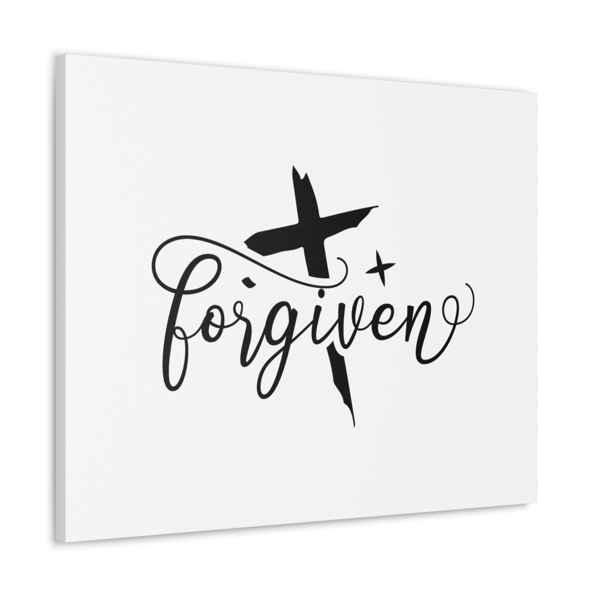Scripture Walls Forgiven Ephesians 4:32 Cross And Star Christian Wall Art Bible Verse Print Ready to Hang Unframed-Express Your Love Gifts