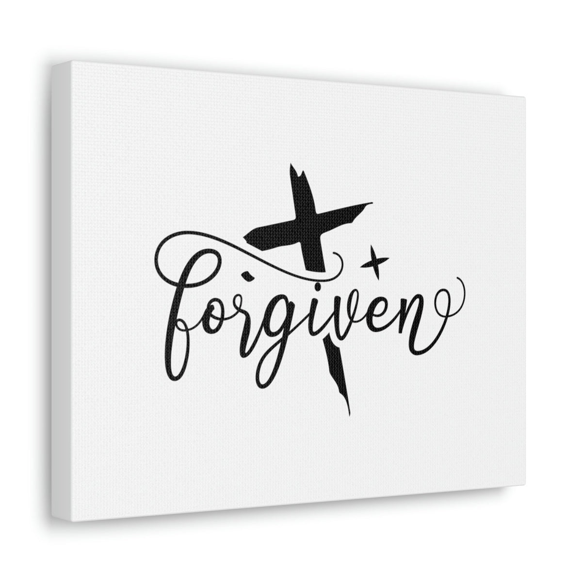 Scripture Walls Forgiven Ephesians 4:32 Cross And Star Christian Wall Art Bible Verse Print Ready to Hang Unframed-Express Your Love Gifts