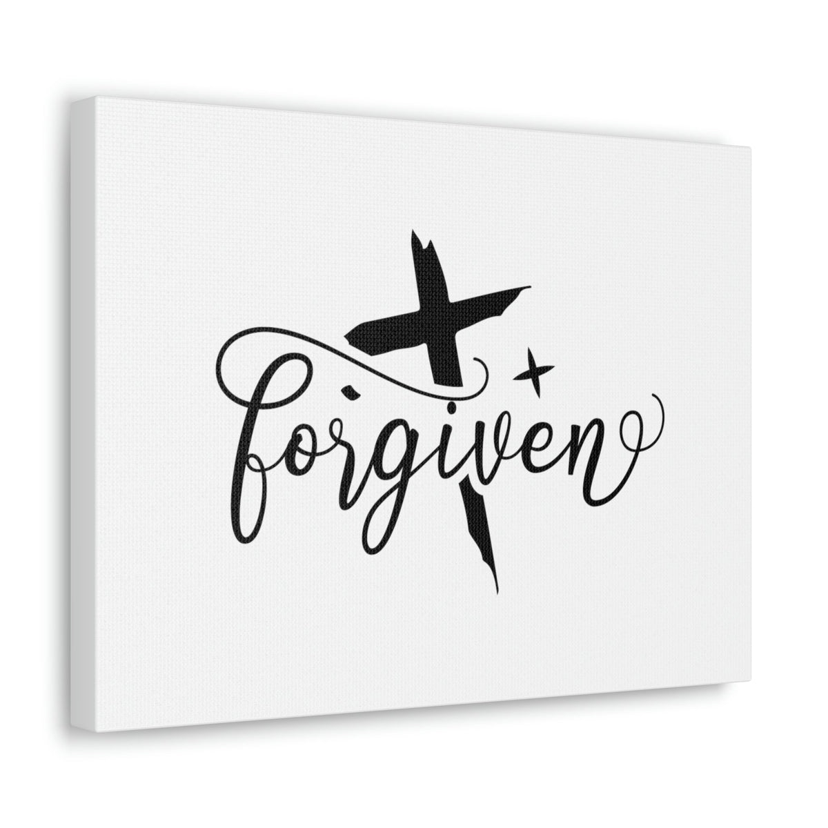 Scripture Walls Forgiven Ephesians 4:32 Cross And Star Christian Wall Art Bible Verse Print Ready to Hang Unframed-Express Your Love Gifts
