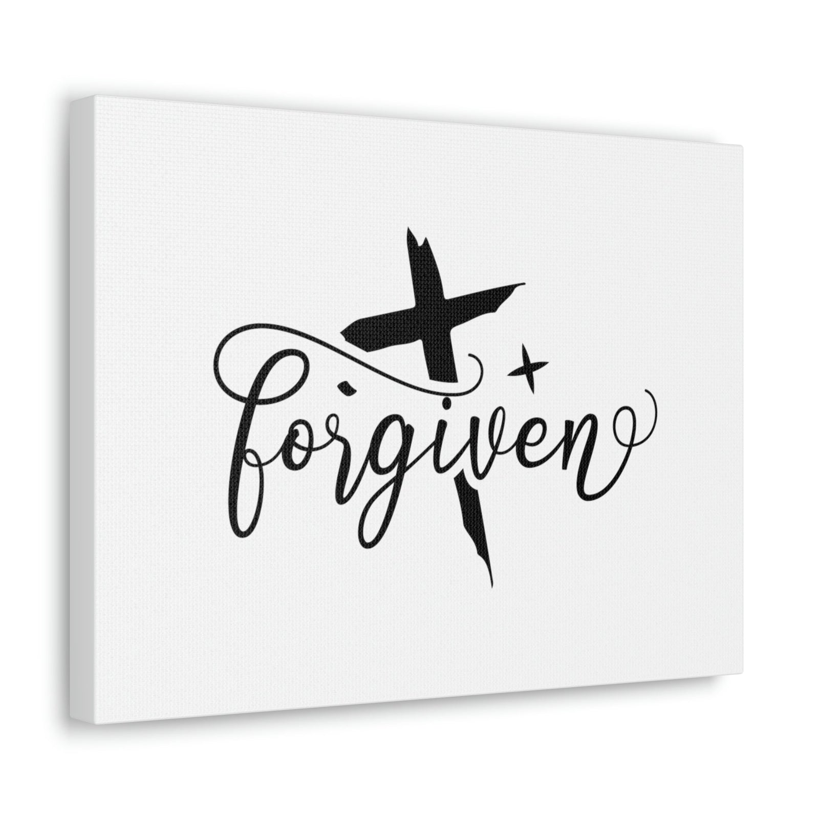 Scripture Walls Forgiven Ephesians 4:32 Cross And Star Christian Wall Art Bible Verse Print Ready to Hang Unframed-Express Your Love Gifts