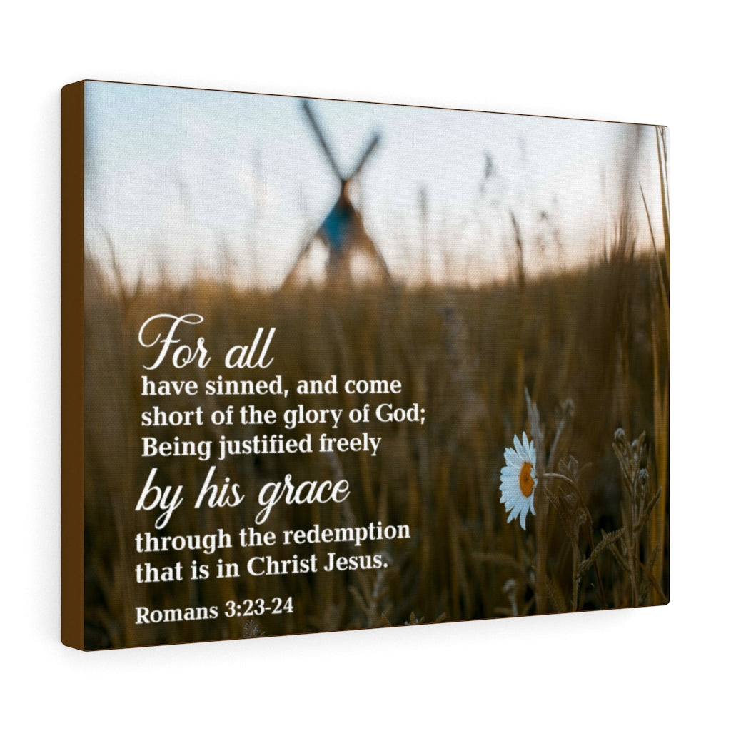 Scripture Walls Forgiven Romans 3:23-24 Wall Art Christian Home Decor Unframed-Express Your Love Gifts