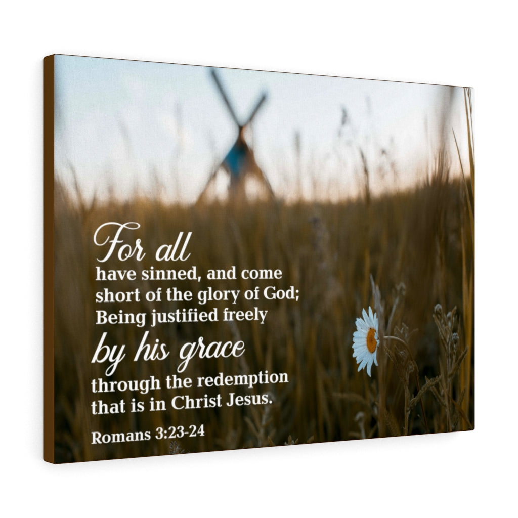 Scripture Walls Forgiven Romans 3:23-24 Wall Art Christian Home Decor Unframed-Express Your Love Gifts