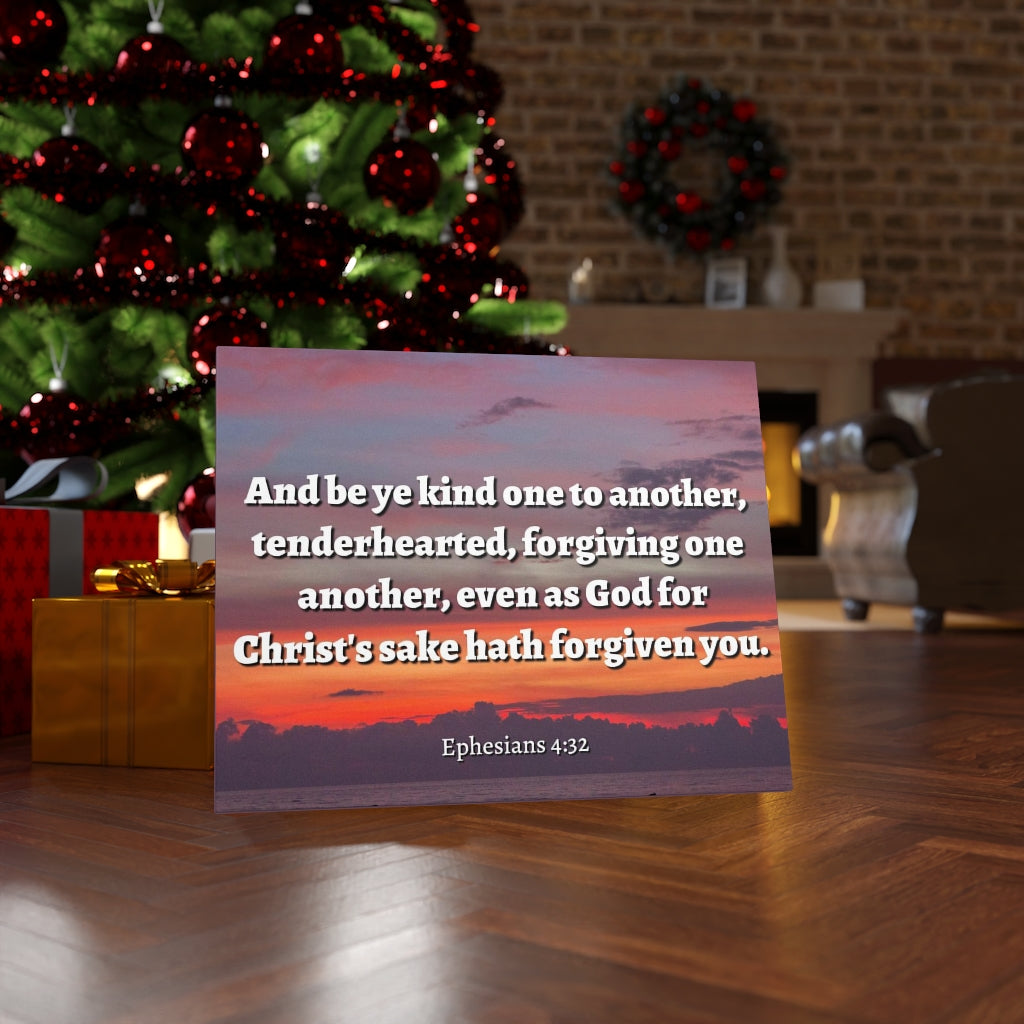 Scripture Walls Forgiven You Ephesians 4:32 Bible Verse Canvas Christian Wall Art Ready to Hang Unframed-Express Your Love Gifts