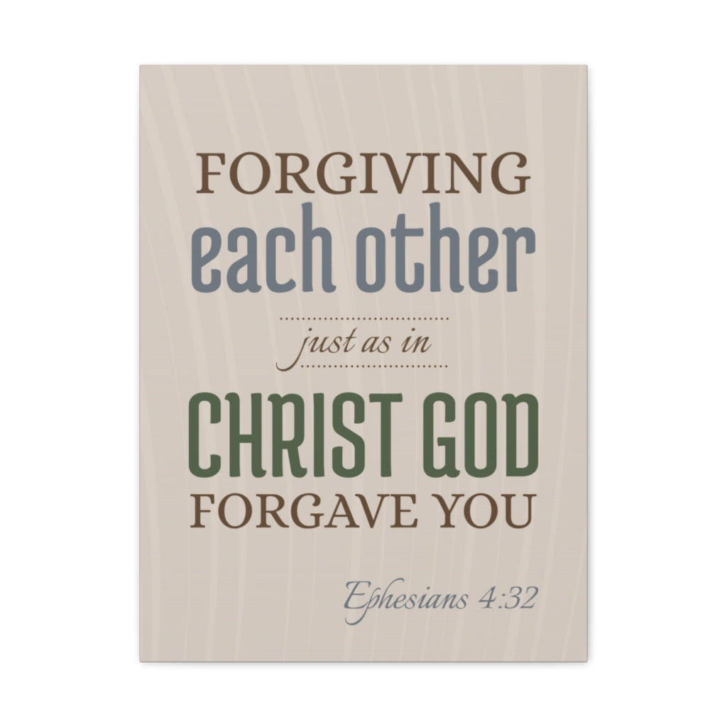 Scripture Walls Forgiving Each Other Ephesians 4:32 Christian Wall Art Bible Verse Print Ready To Hang Unframed-Express Your Love Gifts