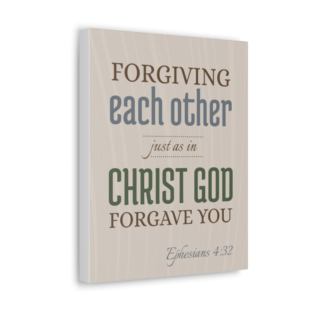 Scripture Walls Forgiving Each Other Ephesians 4:32 Christian Wall Art Bible Verse Print Ready To Hang Unframed-Express Your Love Gifts