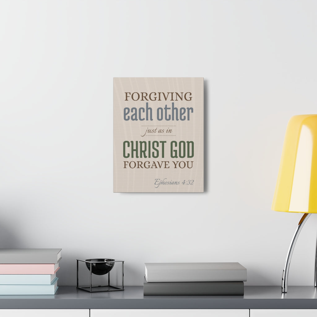 Scripture Walls Forgiving Each Other Ephesians 4:32 Christian Wall Art Bible Verse Print Ready To Hang Unframed-Express Your Love Gifts