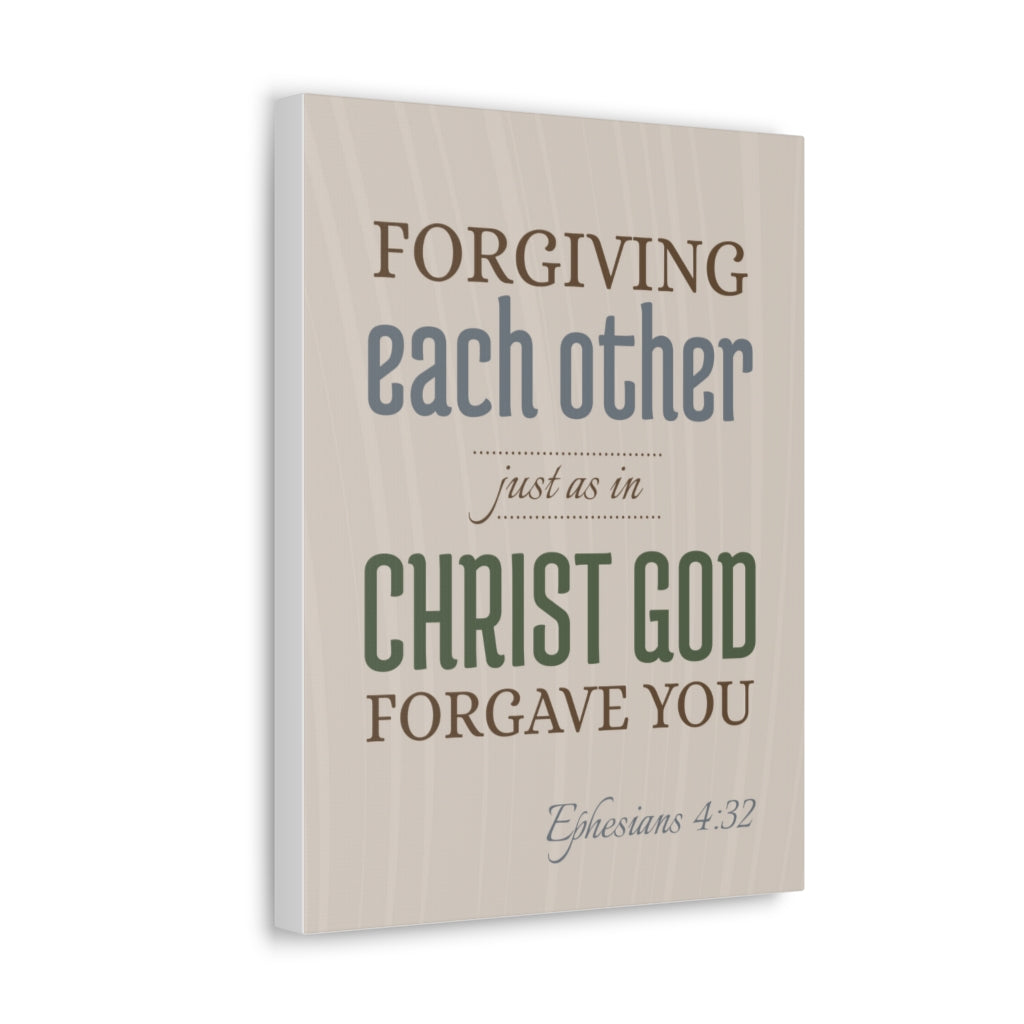 Scripture Walls Forgiving Each Other Ephesians 4:32 Christian Wall Art Bible Verse Print Ready To Hang Unframed-Express Your Love Gifts