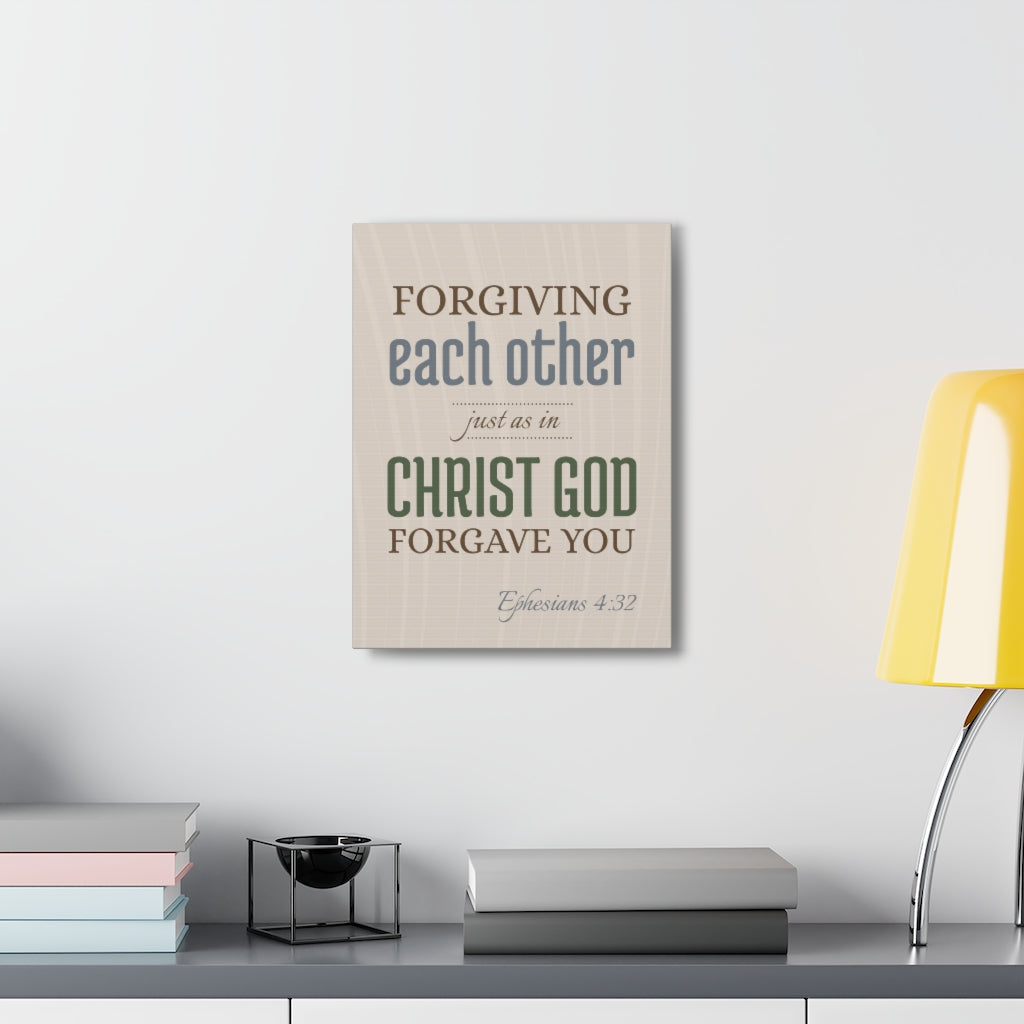 Scripture Walls Forgiving Each Other Ephesians 4:32 Christian Wall Art Bible Verse Print Ready To Hang Unframed-Express Your Love Gifts