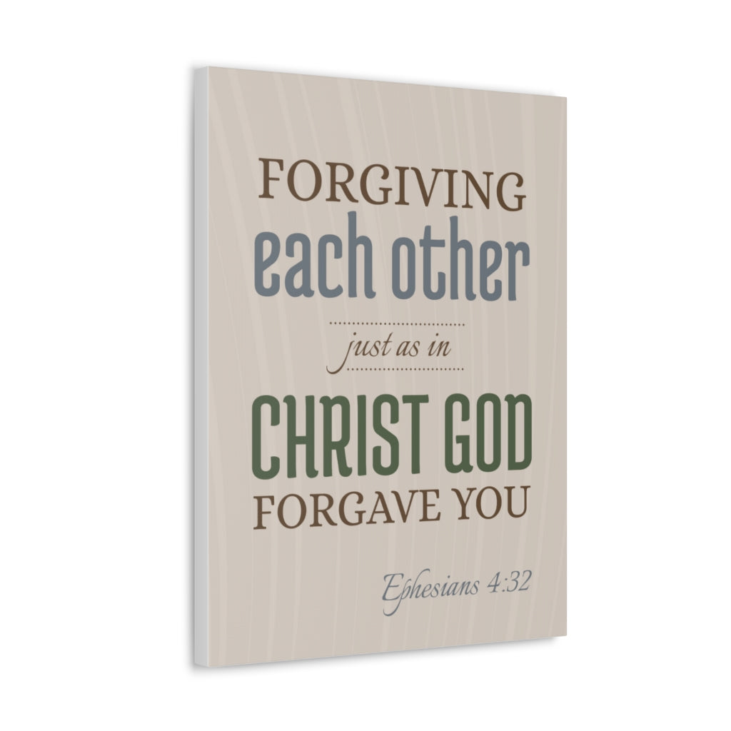 Scripture Walls Forgiving Each Other Ephesians 4:32 Christian Wall Art Bible Verse Print Ready To Hang Unframed-Express Your Love Gifts