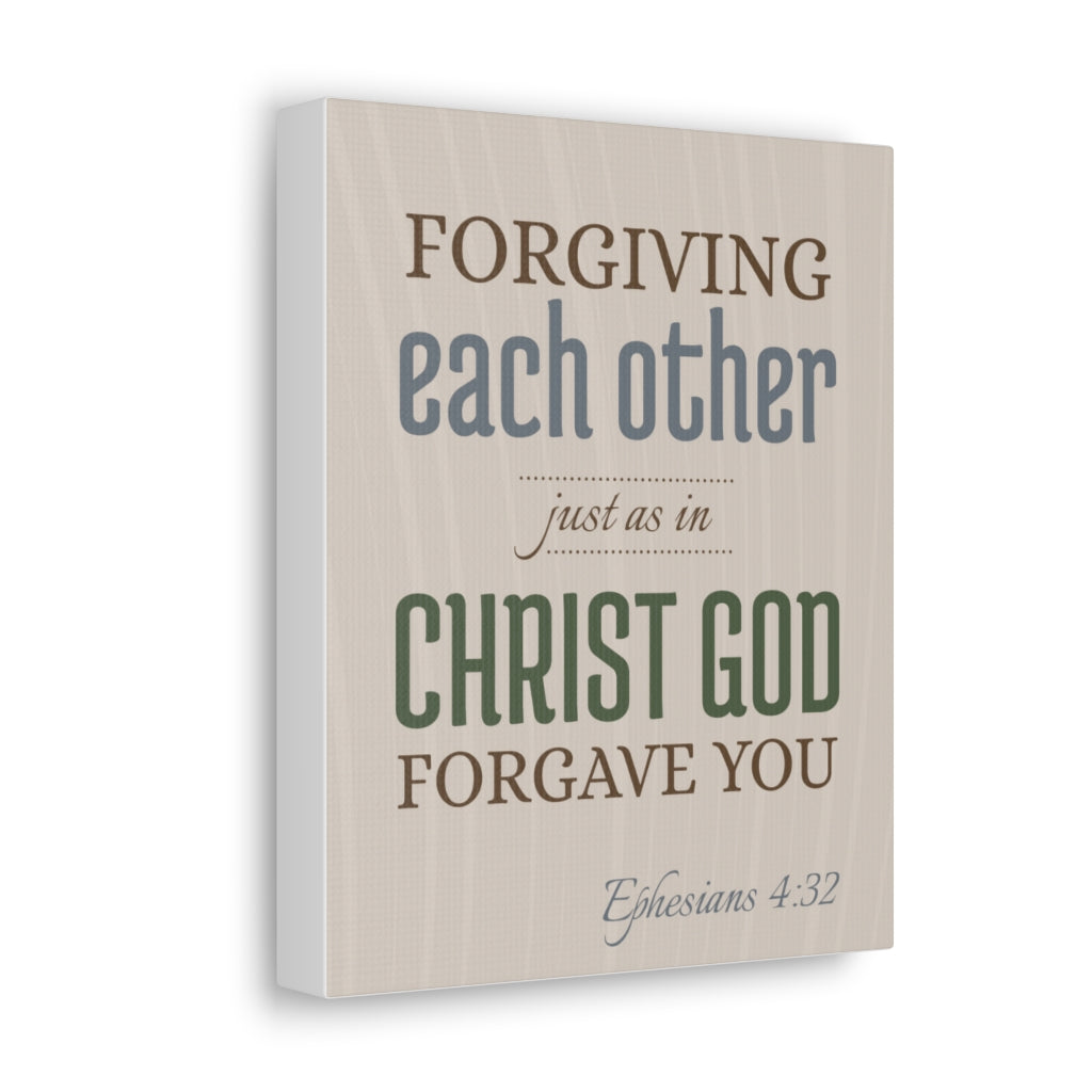 Scripture Walls Forgiving Each Other Ephesians 4:32 Christian Wall Art Bible Verse Print Ready To Hang Unframed-Express Your Love Gifts