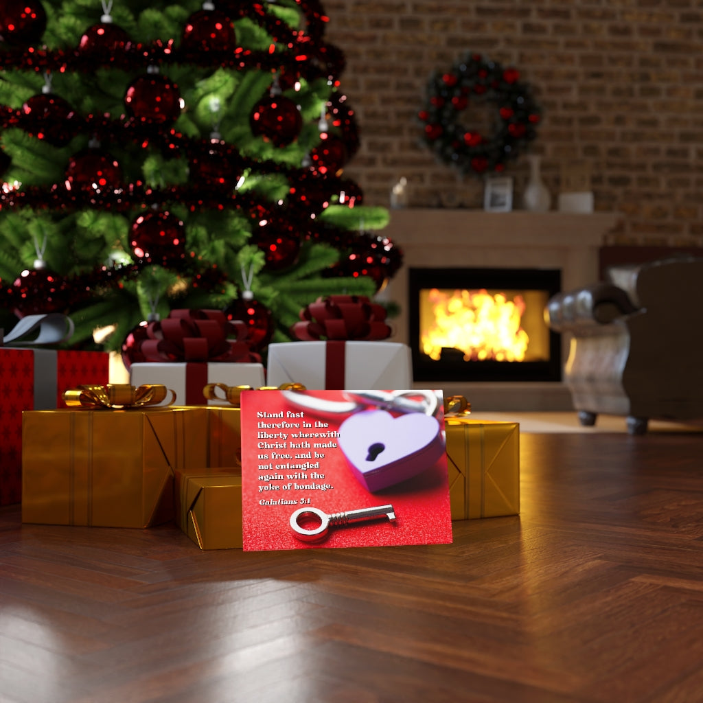 Scripture Walls Free Galatians 5:1 Bible Verse Canvas Christian Wall Art Ready to Hang Unframed-Express Your Love Gifts