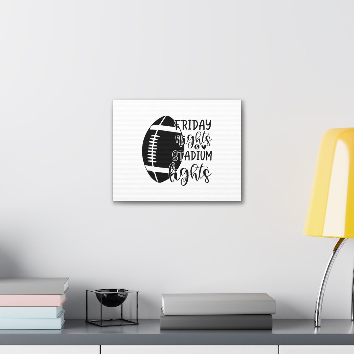 Scripture Walls Friday Nights Matthew 24:27 Stadium Lights Wall Art Print Ready to Hang Unframed-Express Your Love Gifts