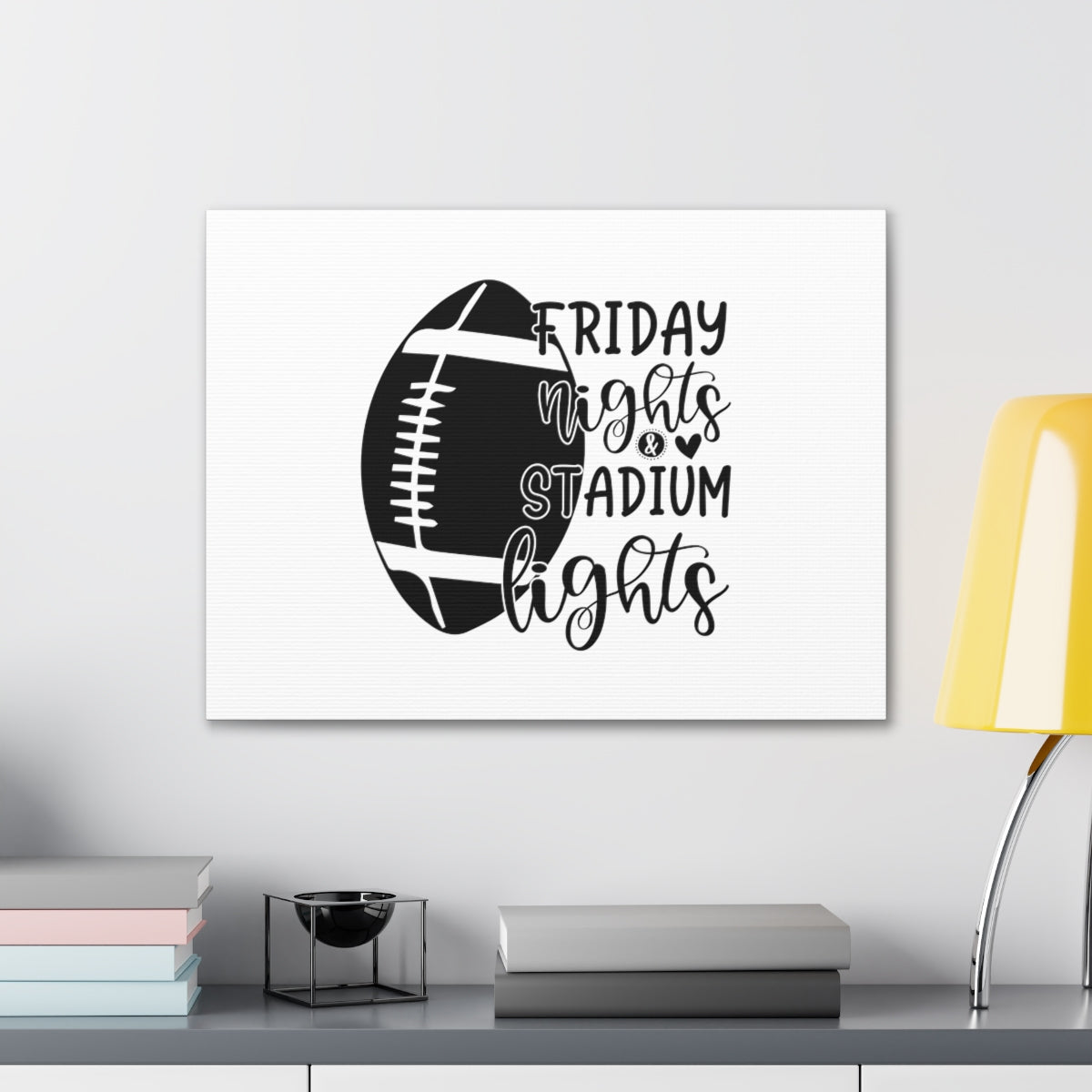 Scripture Walls Friday Nights Matthew 24:27 Stadium Lights Wall Art Print Ready to Hang Unframed-Express Your Love Gifts