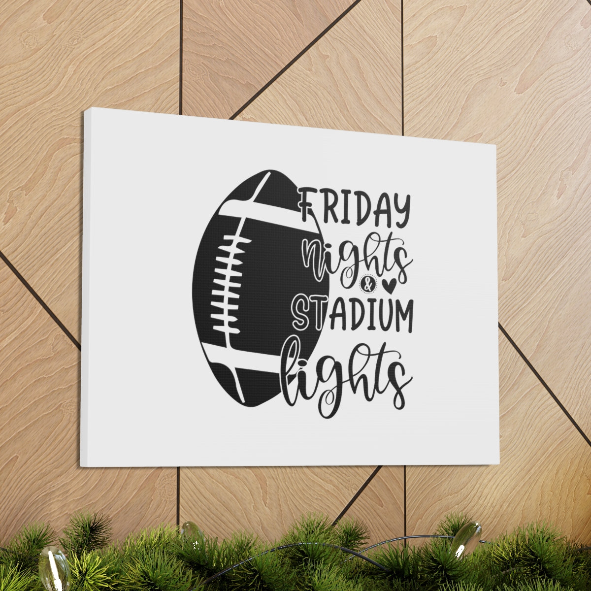 Scripture Walls Friday Nights Matthew 24:27 Stadium Lights Wall Art Print Ready to Hang Unframed-Express Your Love Gifts