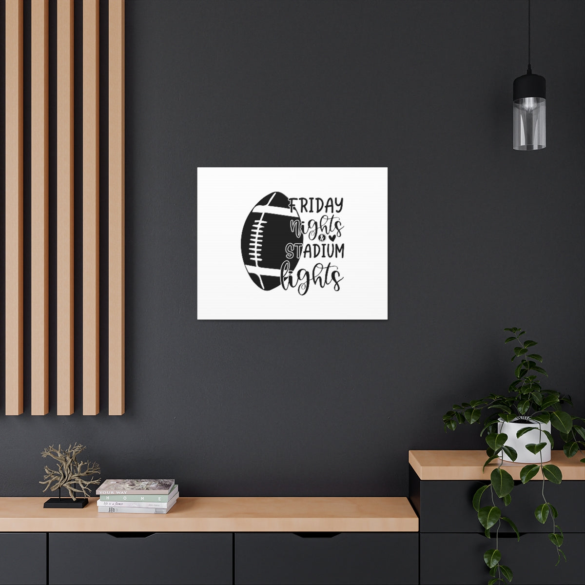 Scripture Walls Friday Nights Matthew 24:27 Stadium Lights Wall Art Print Ready to Hang Unframed-Express Your Love Gifts