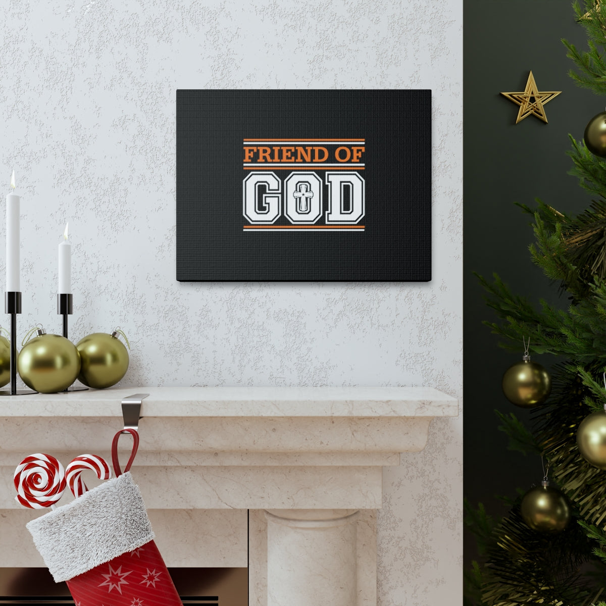 Scripture Walls Friend Of God James 2:23 Christian Wall Art Bible Verse Print Ready to Hang Unframed-Express Your Love Gifts