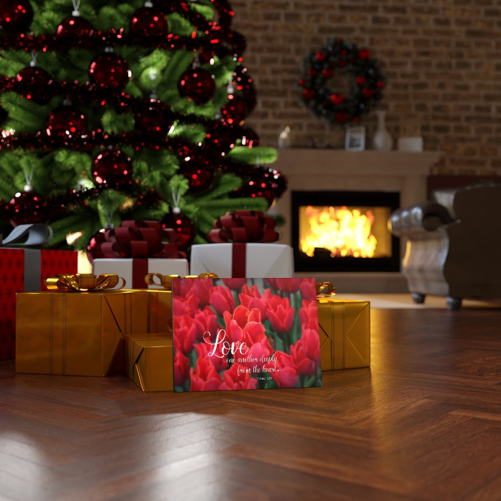 Scripture Walls From The Heart 1 Peter 1:22 Bible Verse Canvas Christian Wall Art Ready to Hang Unframed-Express Your Love Gifts