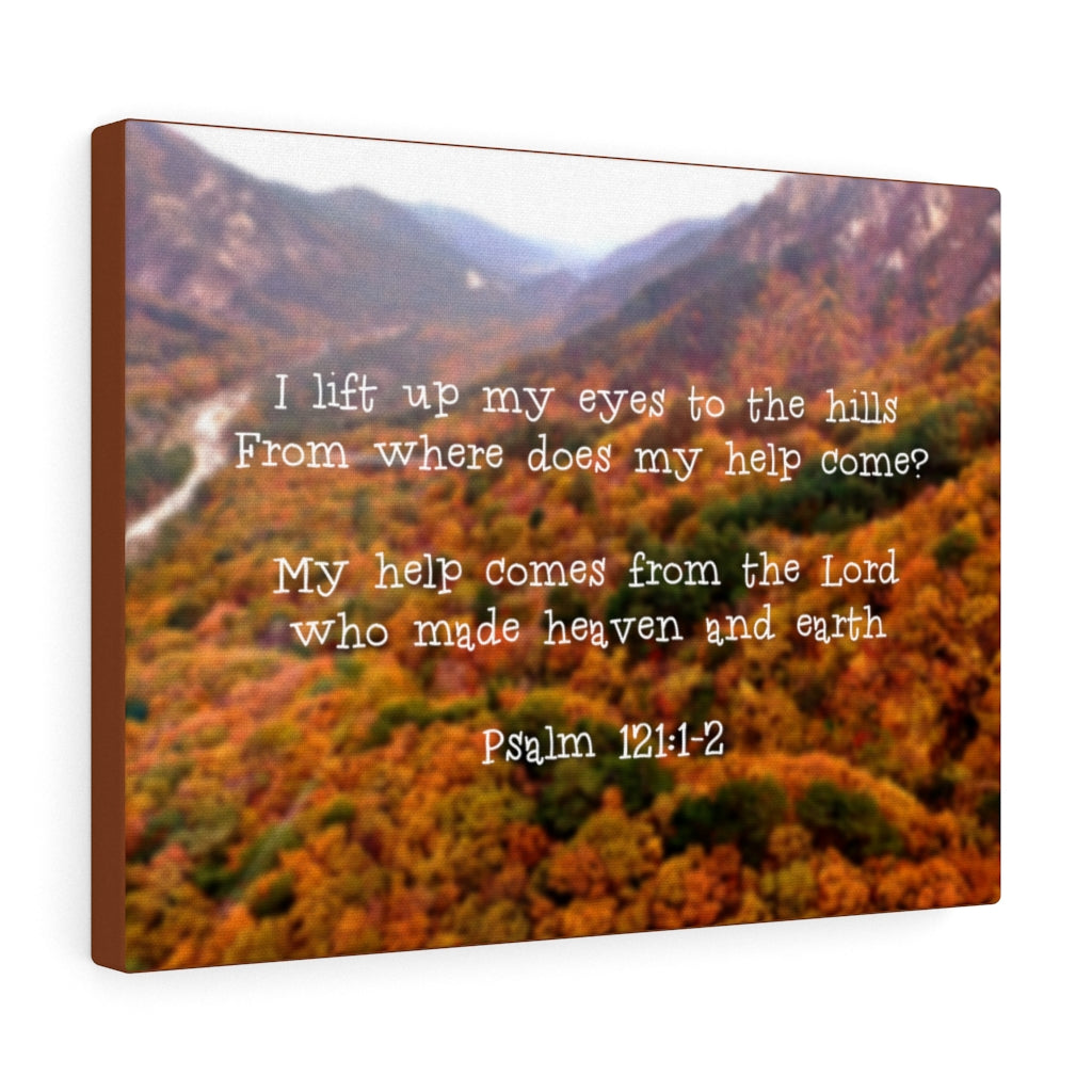 Scripture Walls From The Lord Psalm 121:1-2 Bible Verse Canvas Christian Wall Art Ready to Hang Unframed-Express Your Love Gifts
