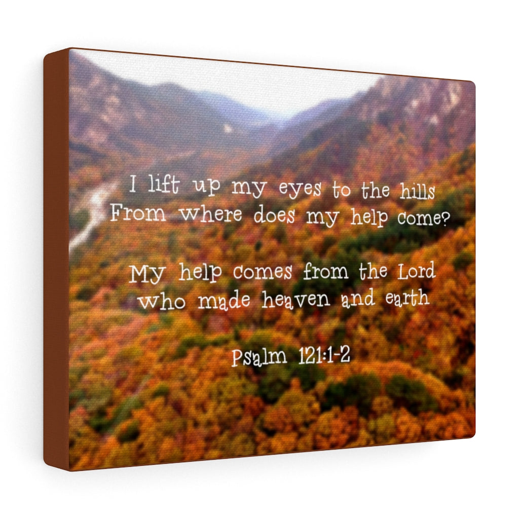 Scripture Walls From The Lord Psalm 121:1-2 Bible Verse Canvas Christian Wall Art Ready to Hang Unframed-Express Your Love Gifts