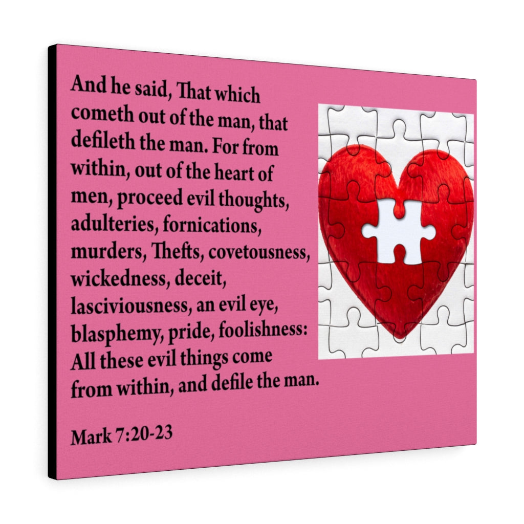 Scripture Walls From Within Mark 7:20-23 Christian Home Decor Bible Art Unframed-Express Your Love Gifts
