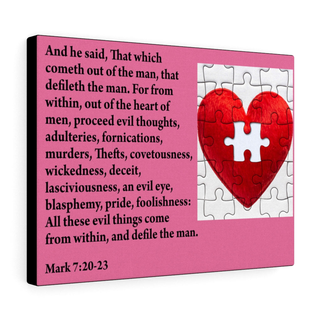 Scripture Walls From Within Mark 7:20-23 Christian Home Decor Bible Art Unframed-Express Your Love Gifts