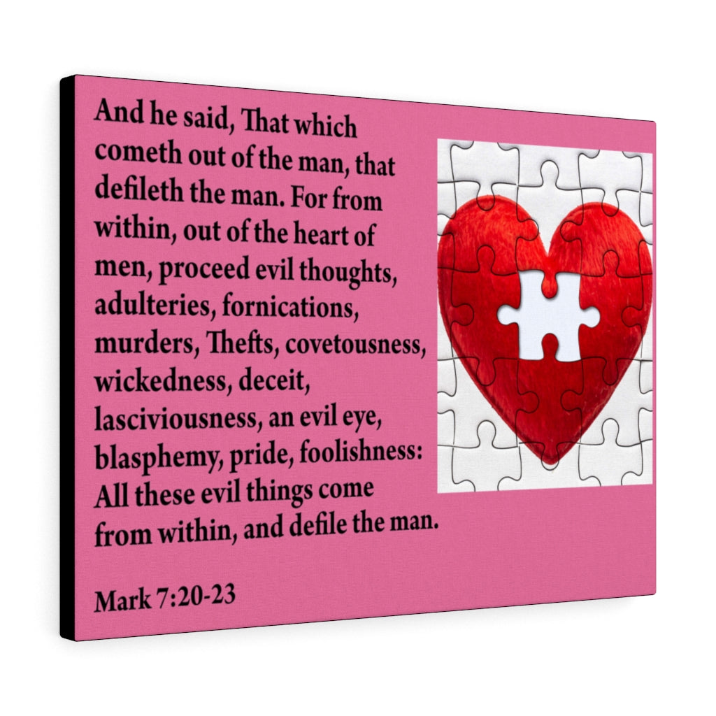 Scripture Walls From Within Mark 7:20-23 Christian Home Decor Bible Art Unframed-Express Your Love Gifts