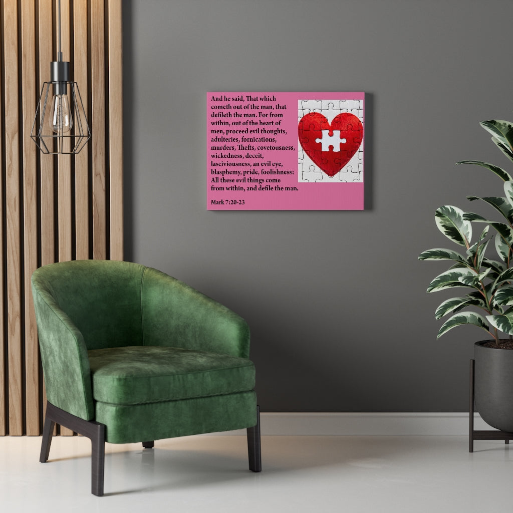 Scripture Walls From Within Mark 7:20-23 Christian Home Decor Bible Art Unframed-Express Your Love Gifts