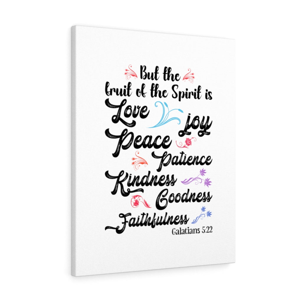 Scripture Walls Fruit Of The Spirit Galatians 5:22 Bible Verse Canvas Christian Wall Art Ready to Hang Unframed-Express Your Love Gifts