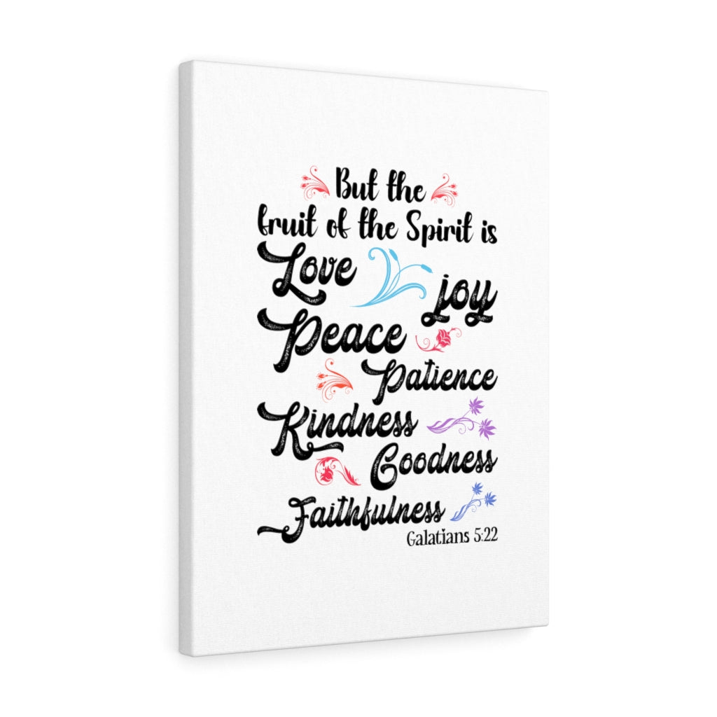 Scripture Walls Fruit Of The Spirit Galatians 5:22 Bible Verse Canvas Christian Wall Art Ready to Hang Unframed-Express Your Love Gifts