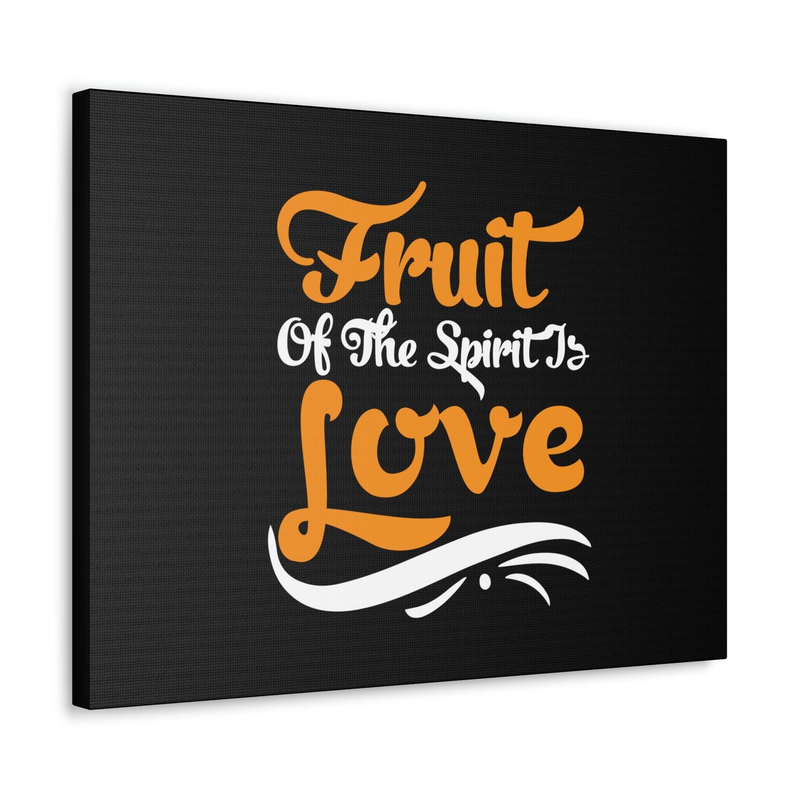 Scripture Walls Fruit Of The Spirit Galatians 5:22 Orange Christian Wall Art Bible Verse Print Ready to Hang Unframed-Express Your Love Gifts