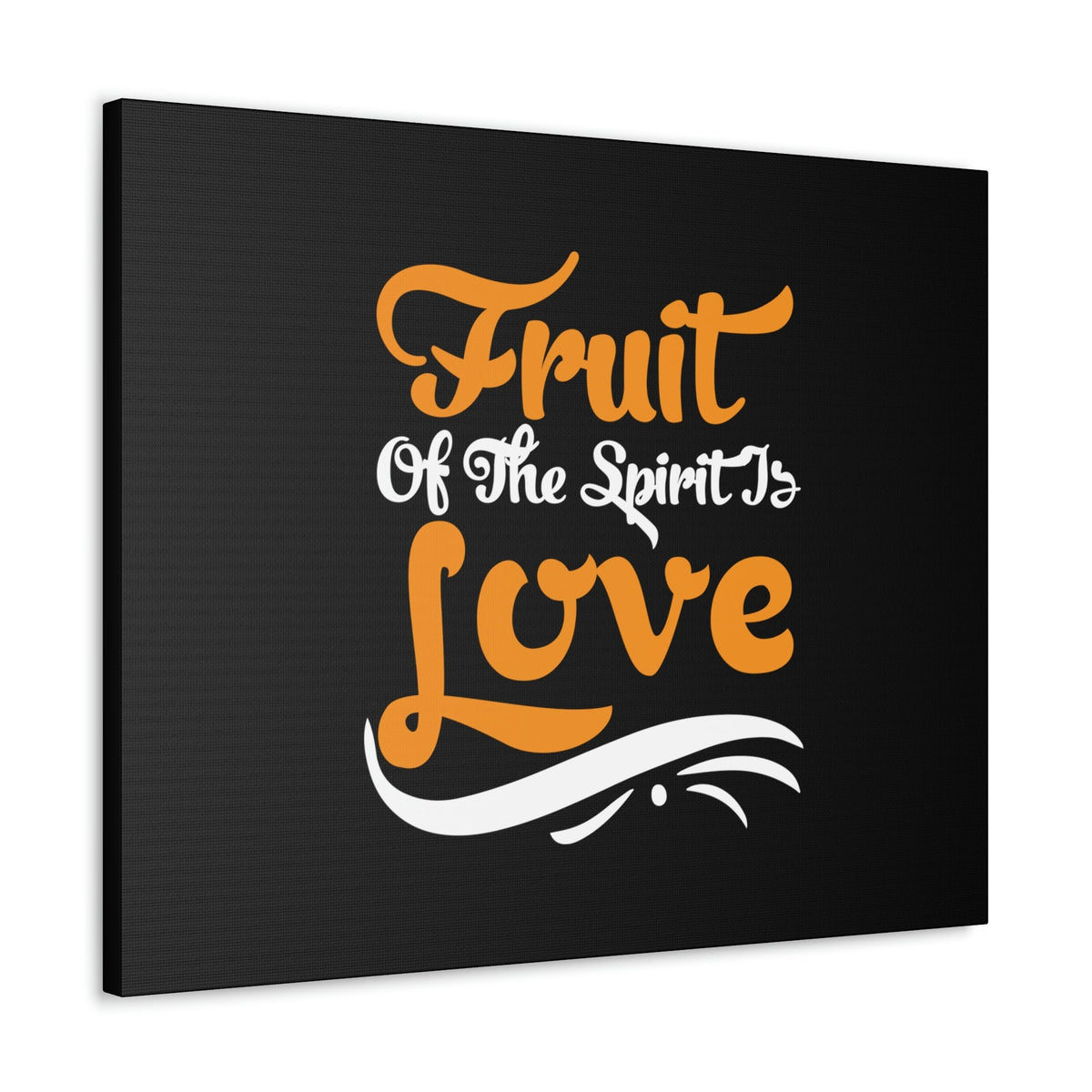 Scripture Walls Fruit Of The Spirit Galatians 5:22 Orange Christian Wall Art Bible Verse Print Ready to Hang Unframed-Express Your Love Gifts